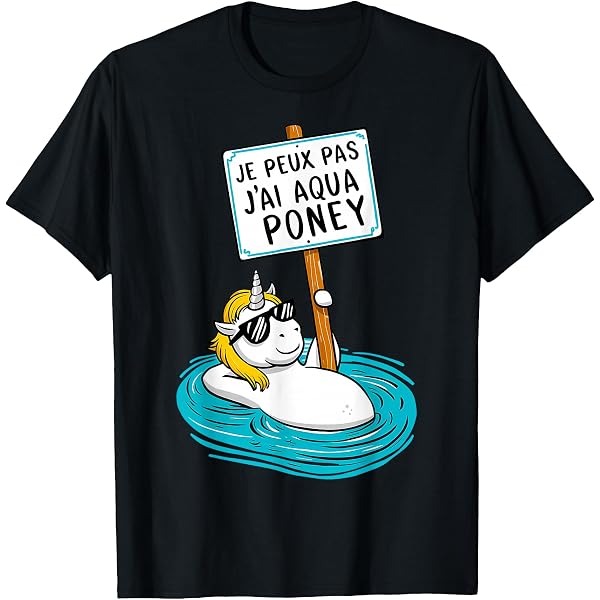 T-shirt Ponain Et Soso – Design Minimaliste Poney – Pour Enfant Passionné D'équitation – Cadeau Cavalier/cavalière – Coupe Classique