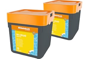 Steinbach Poolpflege pH + (Plus) Granulat, 2X 5 kg, Einstellung des pH-Werts, 0753205TV02