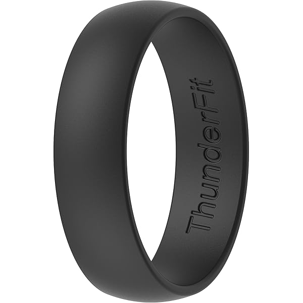 ThunderFit Womens Triangle Diamond Stackable Rings - Thin Silicone Wedding Rings - 2.5mm Wide - View #11