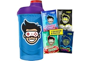 ‎EURHOVITAL FTWIN HIGH VOLTAGE BOOSTER | Für GAMER und E-SPORTLER | REFLEX – FOCUS – ENERGY – ENDURANCE | 320 g = 40 Portionen (64 g, Probier-Pack)