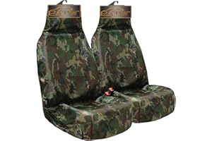 FSW 1+1 Green Camo Heavy Duty Waterproof Car Front Green Camo Seat Covers 1+1 Green Camo HD1+1 Fits: Duster, Logan, Mcv, Sandero. Kalos, Korando, Lanos, Leganza, Matiz, Nexia, Nubira, Tacuma