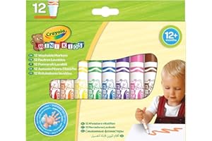 ‎CRAYOLA Crayola 8325 Flamastry Zmywalne, Wielokolorowy, 12 sztuk