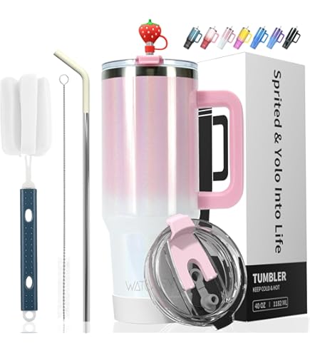 Koffiebekers to go-Thermosbeker- met handvat - Dubbelwandig vacuüm
