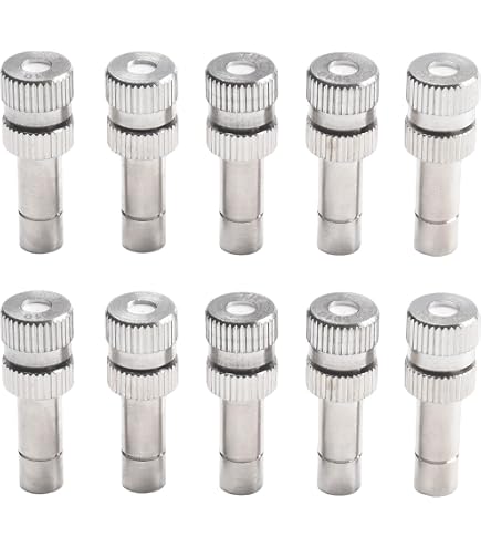 10 ugelli nebulizzatori fredda da 1/4 (Adatto 6 mm) con attacco rapido