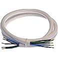 as - Schwabe 70868 Oven Connection Cable 3 m H05VV-F 5G2.5 White/IP20 Interior Use