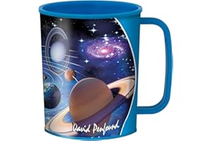 3D LiveLife Bicchiere - Tu Sei Qui di Deluxebase. Bicchiere in plastica Spazio 3D Lenticolare. Bicchieri in plastica da 300ml per bambini con grafica originale del rinomato artista David Penfound