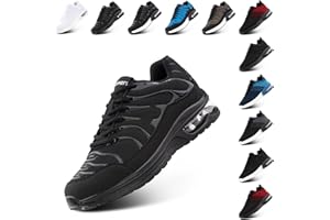 NEOKER Basket Homme Running Femme Sneakers Chaussures de Sport Chaussure Running Basket Compensee Chaussure Fitness Noir Bleu 36-48 EU