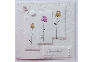 Nellie's Choice EEB020 3D Prägeschablonen Schnee-15 x 15 cm-Bastelbedarf für Grüßkarten-Bastelzubehör für DIY, Karten Basteln, Journaling und Scrapbooking, Mehrere Farben, 150x150mm