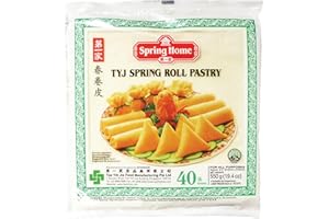 PICK N SAVE Spring Roll Pastry, 30/40 Sheets, Frozen Spring Home Tyj Spring Roll Pastry 550G (8.5" 40 Sheets [Pack of 1])
