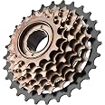 EVTSCAN Pignone A Ruota Libera Per Mountain Bike 6 Velocità – 14T-28T, Filetto 34mm B1.375-24, In Metallo