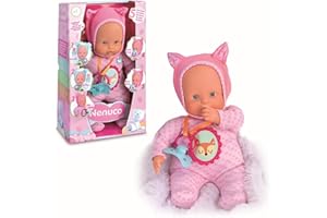 Nenuco - Muñeco, Blandito 5 Funciones, Color Rosa (Famosa 700012664)