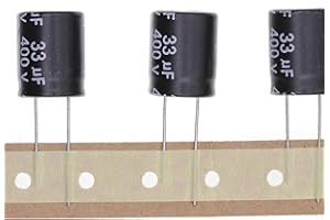 HUABAN 10 Piezas 400V 33UF Condensador electrolítico de aluminio enchufable 16x20 16 * 20mm