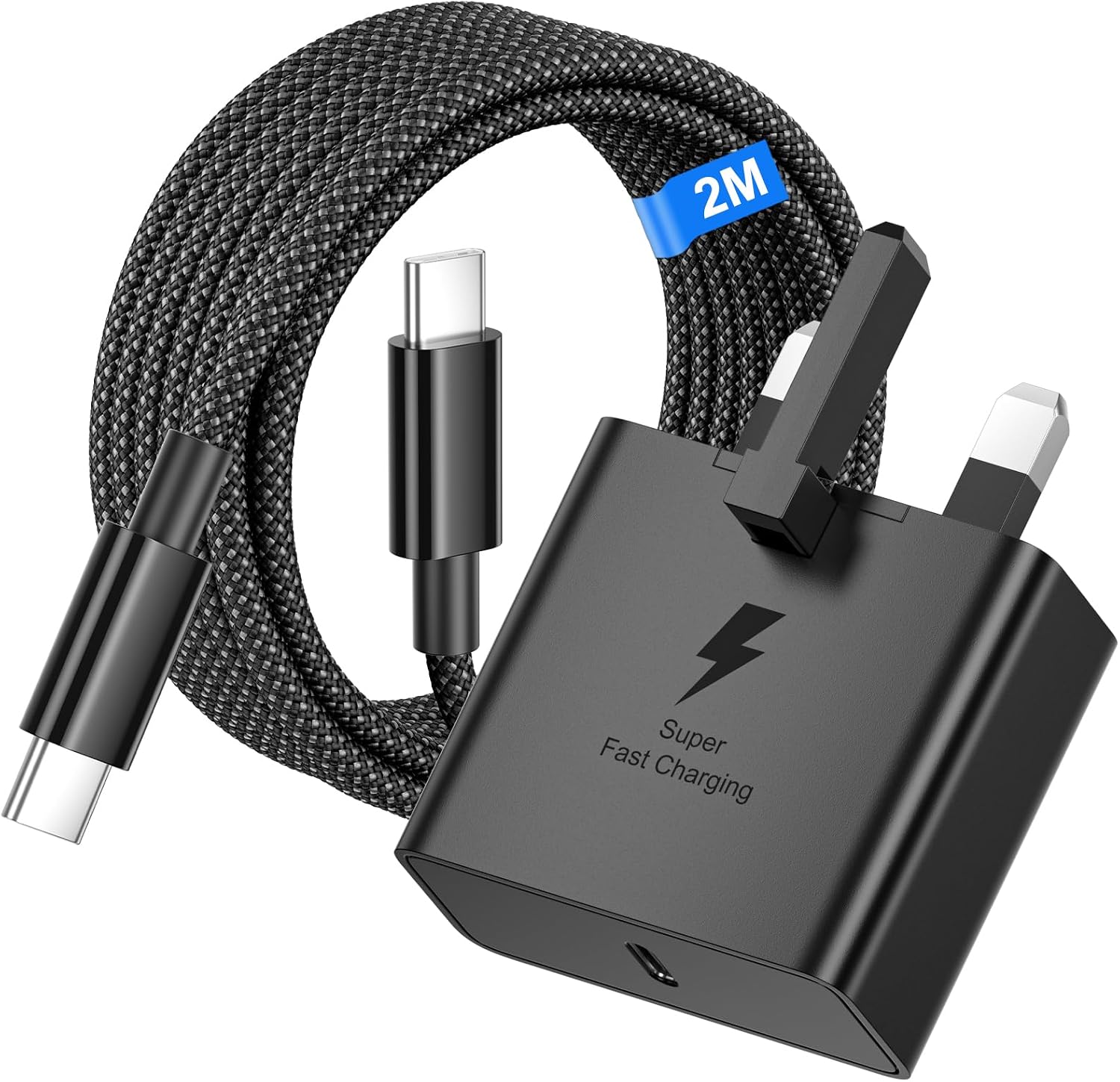 45W USB C Charger for Samsung Fast Charger Plug, Type C Fast Charging Cable with 2M USBC Charging Cable for Samsung Galaxy S26 Ultra/S26+/S26/S25/S25+/S25 Ultra/S24/S24 Ultra/S23/S22 Ultra/S21/S20