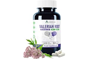 Alzuro Labs Valeriana | 2 000 mg ekvivalent (500 mg 4:1-extrakt) | 120 veganska kapslar