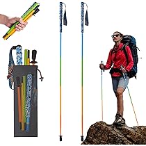 Bâtons De Randonnée Ultralégers En Fibre De Carbone