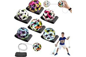 Szhhrxi Balle Rebondissante,Balles De Bande De Poignet, Moon Galaxy Ball, Balles De Retour Poignet Jouets De Bracelet pour Exercice Ou Jouer, Jouet Cadeau pour Enfants en Plein Air