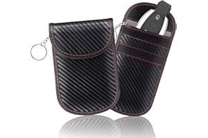 Nestling 2 Pack Signal Blocking Pouch,Attenuated Signal Keyless Entry Car Keys Case,Faraday Pouch for Car Keys,RFID Key Pouch,Car Key Signal Blocker Pouch Anti-Theft Remote Entry-Car Accessories