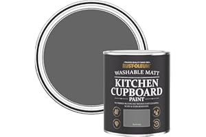 Rust-Oleum Grey Kitchen Cupboard Paint in Matt Finish - Torch Grey 750ml