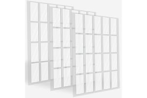 RUSOZ Dwustronna taśma wytrzymała, 60 sztuk dwustronnych podkładek klejących 25 mm x 50 mm wielokrotnego użytku nano-przylepne paski wielokrotnego użytku bez śladów, zmywalna wodoodporna taśma do użytku wewnątrz i na zewnątrz