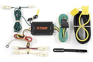 CURT 55567 Vehicle-Side Custom 4-Pin Trailer Wiring Harness for Select Mazda 3, 6, Toyota Camry, FJ Cruiser
