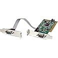 StarTech.com 2 Port PCI Low Profile RS232 Serial Adapter Card with 16550 UART - Serial adapter - PCI - RS-232 x 2 - PCI2S550_LP