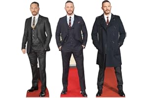 Star Cutouts CS1233 Tom Hardy Shelf Top Cutout Pack of Three Cardboard Cutouts Height 31cm - Ideal for Fan Theme, Parties, Birthdays, Surprise Gifts & Room Decorations & Events
