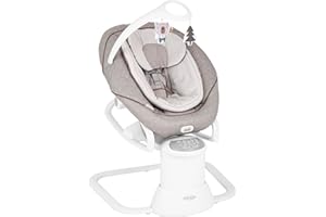 Graco - All Ways Soother Sdraietta e dondolo 2 in 1, dalla nascita a circa 6 mesi (9 kg), colore Beige fantasia Little Adventures