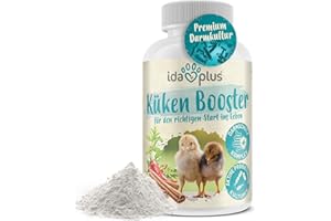 Ida Plus - Küken Booster - optimale Küken Aufzucht - essenzielle Hühner Vitamine (Vitamin A, D, E, C & B) - mit Probiotika & Oregano für gesunde Verdauung & Darmflora - optimales Küken Wachstum - 180g