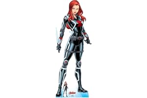 Star Cutouts SC1603 Ltd Black Widow Tell Me Everything Pappaufsteller in Lebensgröße, perfekt für Marvel-Fans, Sammler und Veranstaltungen, Höhe 165 cm, Breite 61 cm, Mehrfarbig