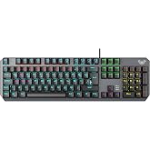 Aula F2066 Blue Switch RGB Makrolu Kablolu Gaming T&uuml;rk&ccedil;e Mekanik Oyuncu Klavyesi