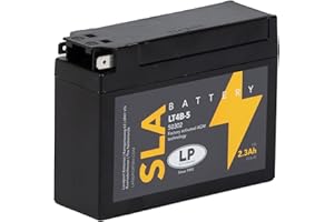 LP BATTERIES LANDPORT Batterie LT4B-5 SLA 12V 2,3Ah kompatibel für Suzuki DR-Z 70, Street Magic, Yamaha Jog 50, SR 400, SR 500, TT-R 50 90 110