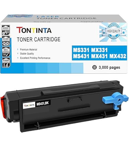 Sensible Toner Compatible Con 56F1U00 Lexmark Cartucho De Tóner De Ultra Alto Rendimiento Para Impresoras Lexmark MS521 MS621 MS622 MX521 MX522 MX622 Lexmark 25.000 Páginas