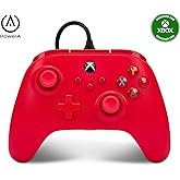 Wired PowerA Controller for Xbox Series X|S and Windows 10/11 - Red, Gamepad, wired video game controller, game as well