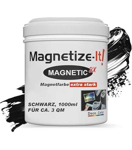 Ferropaint® Charcoal Agnetic Lack Für Wände, Schlafzier, Büro, Küche