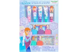 ‎TOWNLEY GIRL Disney Frozen 2 Make-up-Set für Kinder, Mädchen-Make-up-Set enthält Lipgloss, Nagellack und mehr, Geburtstagsgeschenke für Kinder ab 3 Jahren Townley Girl
