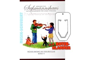 BÄRENREITER VERLAG Früher Anfang auf der Bratsche Band 4 inkl. praktischer Notenklammer - Frühes Lagenspiel - Das Standardwerk für junge Streicher ab 4 Jahre mit zahlreichen Spielstücken (broschiert) von Egon Saßmannshaus (Noten/Sheetmusic)