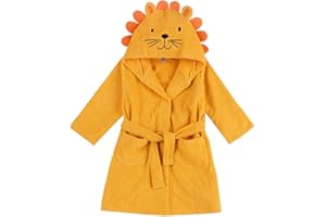 Chicco Accappatoio Leone, colorato e Divertente in Spugna Morbidissima con Cappuccio, 24 Mesi+, Multicolore, Normale Unisex-Bambini e Ragazzi