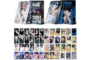 JXADVOK Stray-K Photocards,2 Pack/184 PCS Stray-K Lomo Cards SK New Album Postcards Card Set Lomo Birthday Gift for Boys Girls Fans - Each Box Contains 60 Cards and 32 Stickers - A
