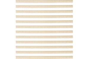 FUKAISU 12 Uds Molduras de Madera sin Terminar, 40x2x0,5cm Molduras Decorativas 3D para Bricolaje Espejos Armarios Ventanas Puertas Paredes y Decoración del Hogar (Estilo Onda)