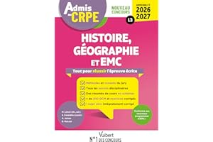 Admis au CRPE 2026-2027 - Epreuve écrite d’admissibilité L3 - Histoire Géographie EMC: Toutes les clés de la réussite