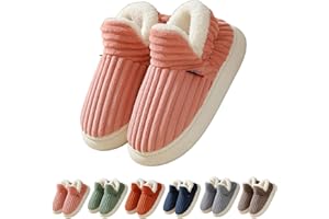 PETICEHI Chaussons Femme Hiver Chaud, Chaussons Chauds Et Douillets en Forme De Nuage pour Homme Et Femme, Pantoufles d'hiver Chaudes Et Pelucheuses pour La Maison