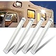 WOWLED 4pcs 108 LED Interior Light Bar With ON/OFF Switch for Motorhome, Camper, Car, Van, Bus, Caravan, Boat - 12V Universal Strip Light