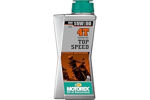 Motorex Aceite de Motor Sintético 15W50 Top Speed 4T Motorex 1 Litro