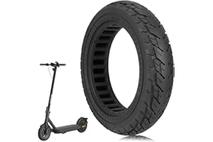 TREFAN 10x2,125 Vollreifen 250x54 Offroad Solide Reifen für Xiaomi 4Pro/4Lite/Ninebot uifi/F20d/F30d/F40d/F40E Elektroroller 10 Zoll Vollgummireifen Ersatzräder Wabenreifen Anti-Rutsch (1B PCS)