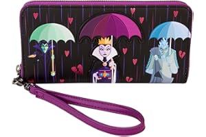 Loungefly Disney Villains Curse Your Hearts Wristlet Wallet, Multi, Wristlet