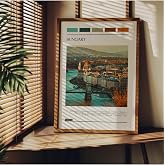 Fark Tanıtım Travel Art &Ccedil;er&ccedil;evesiz Poster, Modern Dekoratif &Ccedil;er&ccedil;evesiz Poster, Tablo, Hungary, 50 x 70