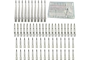 KUJOOTONE Styling Hair Clips, Silver Metal Duck Billed Hair Clips for Women Styling Sectioning, Duckbill Long Hair Clips, Pin Curl Clips for Hair, Alligator Roller Clip with Case