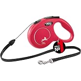 Flexi New Classic S Beden Kırmızı 5MT İpli Tasma