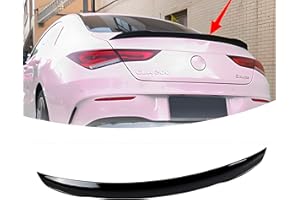 MUTUSAISI Car Rear Boot Spoiler Lip Wing Fit For Mercedes-Benz CLA C118 2019-2024 AMG/ CLA180/ CLA200/ CLA220/ CLA250/ CLA35/ CLA45/ MHEV/Sport Painted Gloss Black Accessories