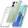 Coque + 2 Protections Écran Pour Xiaomi 15T Pro 5G - Étui Silicone Transparent Antichoc, Anti-Jaunissement FLLAO